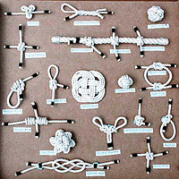 Square knot board