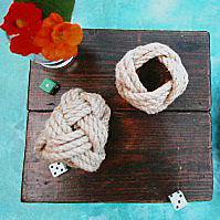 Turks Head Rope Dice Shaker