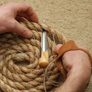 Spiral Mat in manila rope