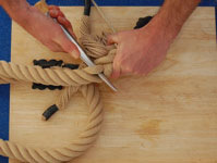 Tying a Sailor's Eye Splice 6