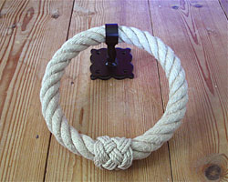 Stonk Knots-Rope Towel rail