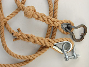 Stonk Knots design in rope - Rope Swing